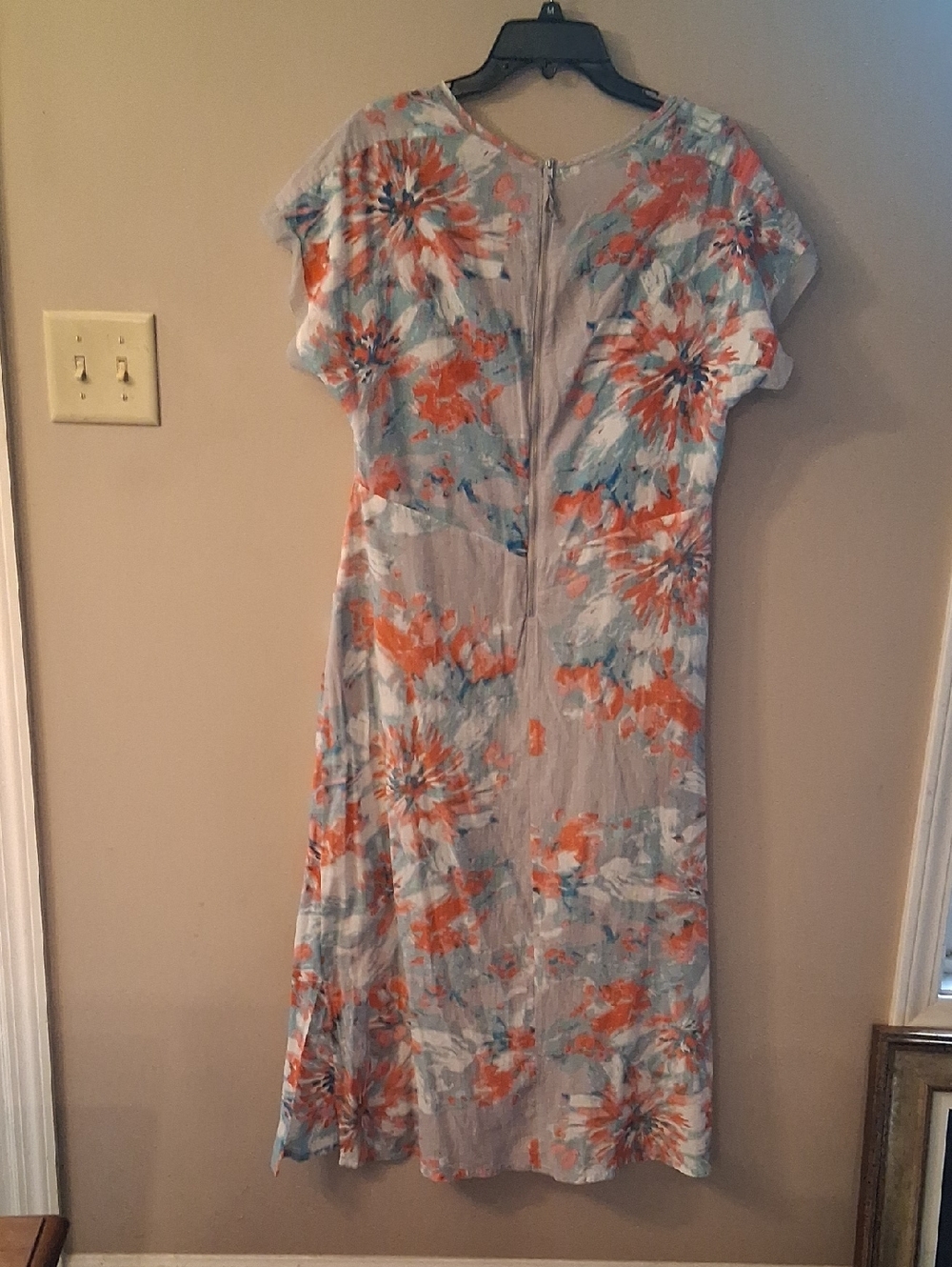 Wrap London Flower Print Dress Size 10 - Picture 8 of 11